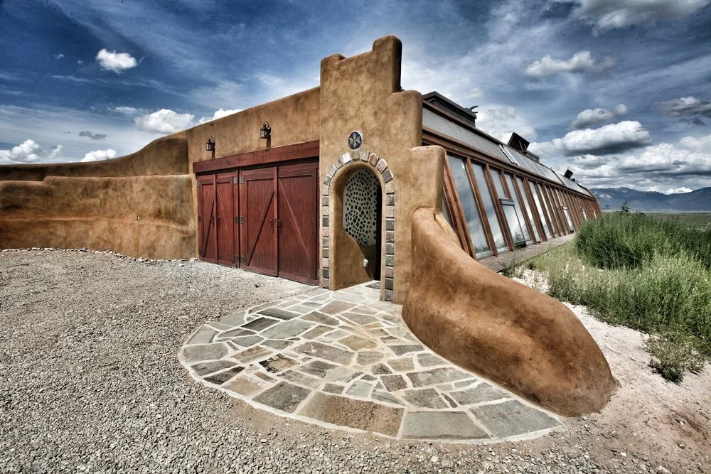 Earth Ship in Taos, New Mexico