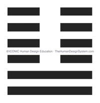 The I’Ching hexagram for Gate 19, drawn as a chop