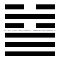 The I’Ching hexagram for Gate 5, drawn as a chop