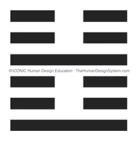 The I’Ching hexagram for Gate 51, drawn as a chop