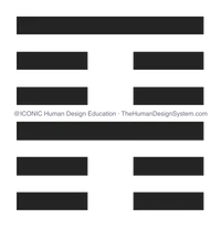 The I’Ching hexagram for Gate 52, drawn as a chop