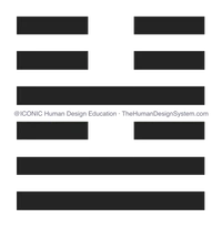 The I’Ching hexagram for Gate 54, drawn as a chop