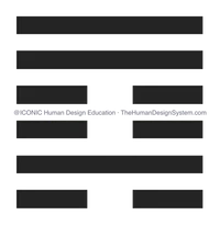 The I’Ching hexagram for Gate 59, drawn as a chop